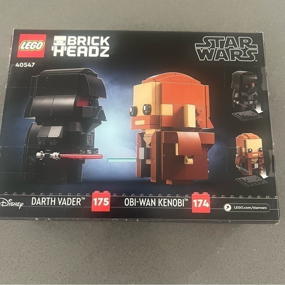 LEGO BrickHeadz Obi‑Wan Kenobi & Darth Vader 40547 – New Sealed - Picture 2 of 5